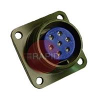 9770081 Kemppi S16 Press Amph Plug S16 - 7 Poles, Female