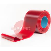 A2MM/50 Red PVC Welding Strip Curtain 300mm x 2mm x 50m Roll