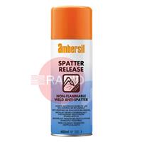 AMB6190004150 Ambersil Spatter Release Anti Spatter Spray, 400ml (Box of 12)