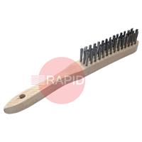 B55S3 Wire Brushes Stainless Steel 3 Row