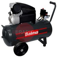 BA350 Balma Lubricated Portable Compressor - 230V, 3HP, 500LT, 10.95 CFM
