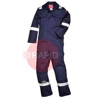 BIZ5NAR Portwest BIZ5 Iona Navy Flame Resistant Overalls