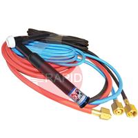 CK-CK5112SF CK 510 Water-Cooled 500 Amp TIG Torch with 4m Superflex Cables, 3/8