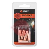 CT10C1LP002BL5 Kemppi Contact Tip 1mm C1 Life+ M10 (Pack of 5)
