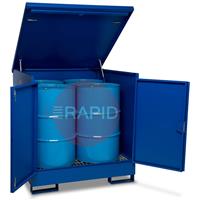 DB4 Armorgard DrumBank 4 Drum Enclosed Spill Pallet 1420 x 1345 x 1290
