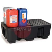 DBP2 Armorgard DrumBank 2 Drum Plastic Spill Pallet 1300 x 750 x 400mm