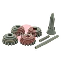 F000208 Kemppi 2.0mm V-Groove Stainless Duratorque Drive Roll Kit #1