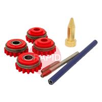 F000232 Kemppi 1.0mm Knurled Duratorque Drive Roll Kit #2
