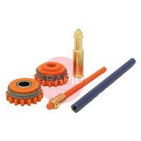 F000238 Kemppi 1.2mm (SS/FE) V-Groove GT02C Drive Roll Kit #1