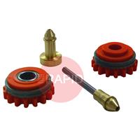 F000248 Kemppi 1.0mm Knurled Drive Roll Kit for Fitweld 300
