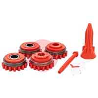 F000273 Kemppi 1.0mm Standard GT04 Drive Roll Kit for Aluminium, MXP 37