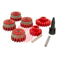 F000287 Kemppi 1.0 - 1.2mm Standard SL500 Drive Roll Kit for Stainless, MF33