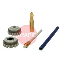 F000333 Kemppi 0.6mm (SS/FE) V-Groove GT02C Drive Roll Kit #1