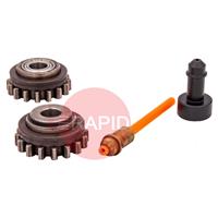 F000348 Kemppi 1.0mm Stainless GT02 Heavy Duty Drive Roll Kit for Fitweld 300
