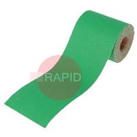 FAIAR10080G Faithfull 100mm Aluminium Oxide Sandpaper Roll - 50m, 80 Grit