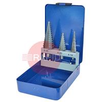 FAISDSET3 Faithfull 3 Piece Step Drill Set 4mm - 30mm