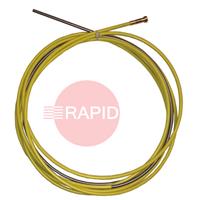 GM0541 Trafimet Yellow Coated 1.2-1.6mm Steel Liner - 4m