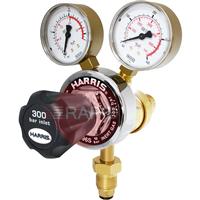 H1054 Harris Inert Gas 996 Two Stage Two Gauge Regulator 15.0 bar, 5/8