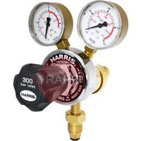 H1096 Harris Inert Gas 996 Two Stage Two Gauge Regulator 4.0 Bar, 5/8