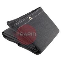 J2725 Jackson Medium Duty Vermiculite Coated Fibreglass Welding Blanket - 1m x 25m Roll, 650 °C