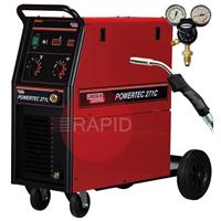 K14047-1P Lincoln Powertec 271C MIG Welder Ready to Weld Package - 230v, 1ph