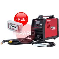 K14391-1 Lincoln Tomahawk 45 Plasma Cutter w/ 6m LC45 Hand Torch, 20mm Cut - 110 / 230v, 1ph