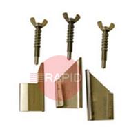 KP-GOLD-702SS Key Plant E-Z Fit Gold Stainless Steel Covers & Screws. 51 - 127mm (2