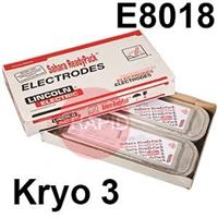 Kryo-3-SRP Lincoln Electric Kryo 3 Vacuum Sealed SRP Low Hydrogen Electrodes. E8018-C1-H4