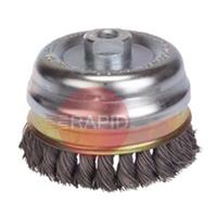 LES482817 65mm X M14 S/Steel Twist Knot Cup Brush