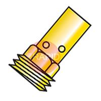 ME0083 Trafimet Brass Tip Holder M8 x 29mm