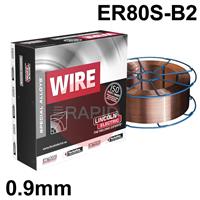 MER80SB2-09 Metrode ER80S-B2 0.9mm Mild Steel MIG Wire, 15Kg Reel, ER80S-B2