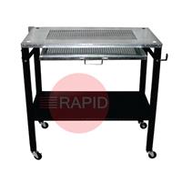 MISC0902 Portable Welding Table With Slag Tray. Table Dimension: 90cm x 50cm. Load Capacity: 100 Kg