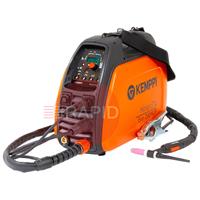 P0655TX Kemppi MinarcTig EVO 200 MLP with 8m TX135GF8 Torch, Earth Cable & Gas Hose