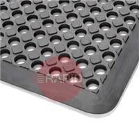P10130-09015018-BKBK Opti-Mat Premium Oil-Resistant Anti-Fatigue Mat, Black Ramped Edges