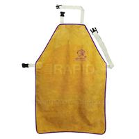 P3725 Panther Leather Welding Apron with Buckle & Ties - 24
