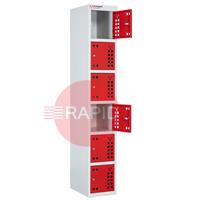 PW6 Armorgard Powerstation, 6 Door Battery Charging Locker Bank