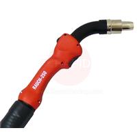R2500311 MHS Smoke-250 Fume Extraction Air Cooled MIG Torch, 250A with Exhaust & Euro Connection - 3m