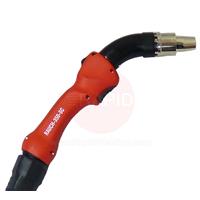R3500311 MHS Smoke-350-SC Fume Extraction Air Cooled MIG Torch, 350A with Exhaust & Euro Connection - 3m