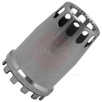 R9130006 MHS Smoke 350-SC / 450-SC Cylindrical Nickel-Plated Brass Narrow Gap Suction Nozzle, with O-Ring