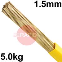 RO101550 SIF SIFBRONZE No 101 1.5mm Tig Wire, 5.0kg Pack