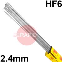 ROHF6XX01 SIFSteel HF6 Steel Tig Wire, 2.4mm Diameter x 1000mm Cut Lengths