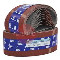 SAITEX-NC-A-X-100 SAITEX-NC A-X Aluminium Oxide Short Cloth Belt for Portable Sanders - 100mm x 610mm (Each)