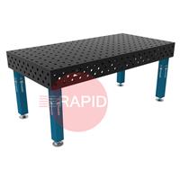 TWT.PRO.200100.28.W GPPH Traditional Pro Welding Table w/ Wheels 2m x 1m (System 28)