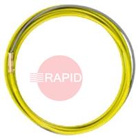W006455 Kemppi FE 3.5M Yellow Wire Liner - 1.4mm - 1.6mm Ferrous