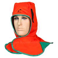 WEL23-6690 Weldas Firefox Orange Flame Retardant Welding Hood EN ISO 11611:2007