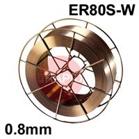 WER1685 0.8mm Corten (Weathering Steel) MIG Wire, 15Kg Reel. ER80S-W