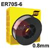 1A500846BW  ESAB AristoRod 12.50 Premium  A18 (ER70S-6) Mig Wire for Steel. 0.8mm Diameter 1kg Spool