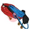 CK-CK2312SFFX  CK 230 2 Series Water Cooled 300 Amps TIG Torch with 4m Superflex Cables, 3/8