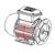 0000102000  Motor 2.2kW; 230-400V /3ph /50Hz