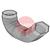 0000110346  Plymovent Hose, Wall/Unit Side for Flex/Ultra Flex Arm
